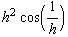 h^2 cos(1/h)